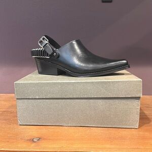 All Saints boots with silver details sz9